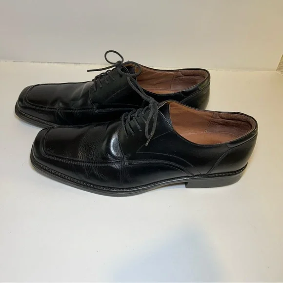 Giorgio Brutini Black Leather Oxford Shoes Men’s Size 12 - Picture 2 of 6